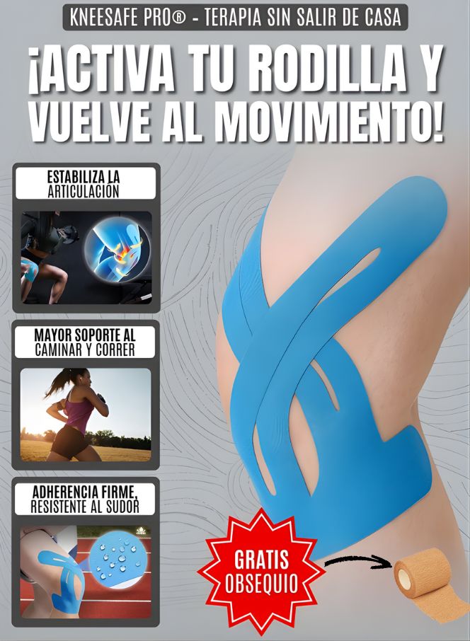 🩹KINESUPPORT™ CINTA DE KINESIOLOGÍA X 10 + ROLLO COHESIVO