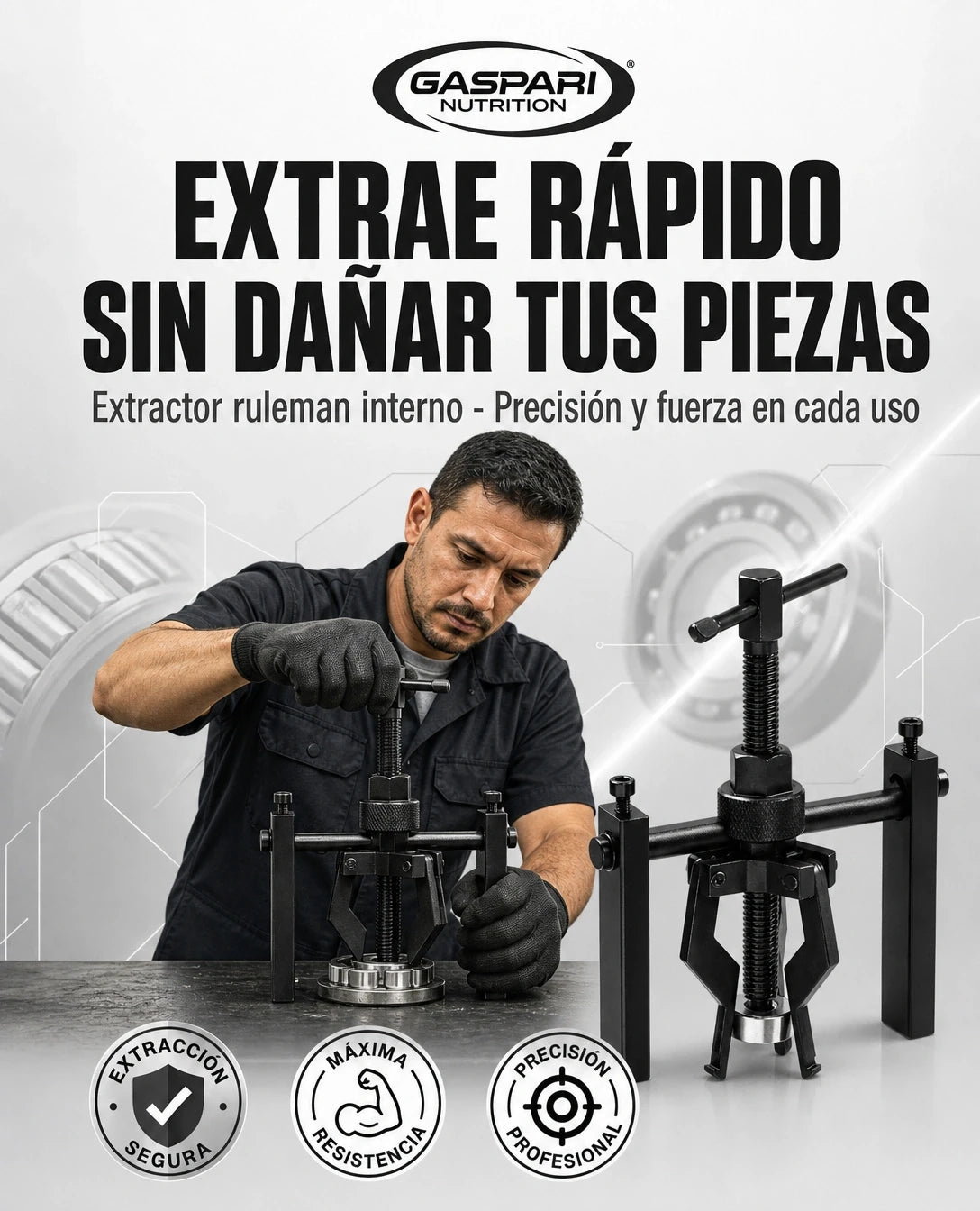 EXTRACTOR RÚLEMAN INTERNO Y EXTERNO