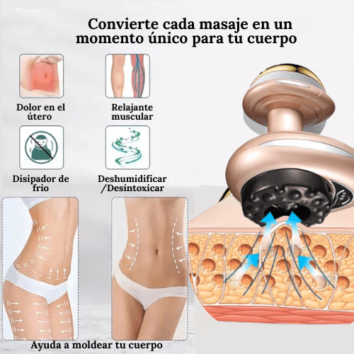 MASAJEADOR ELÉCTRICO DE SUCCIÓN Y CALOR
